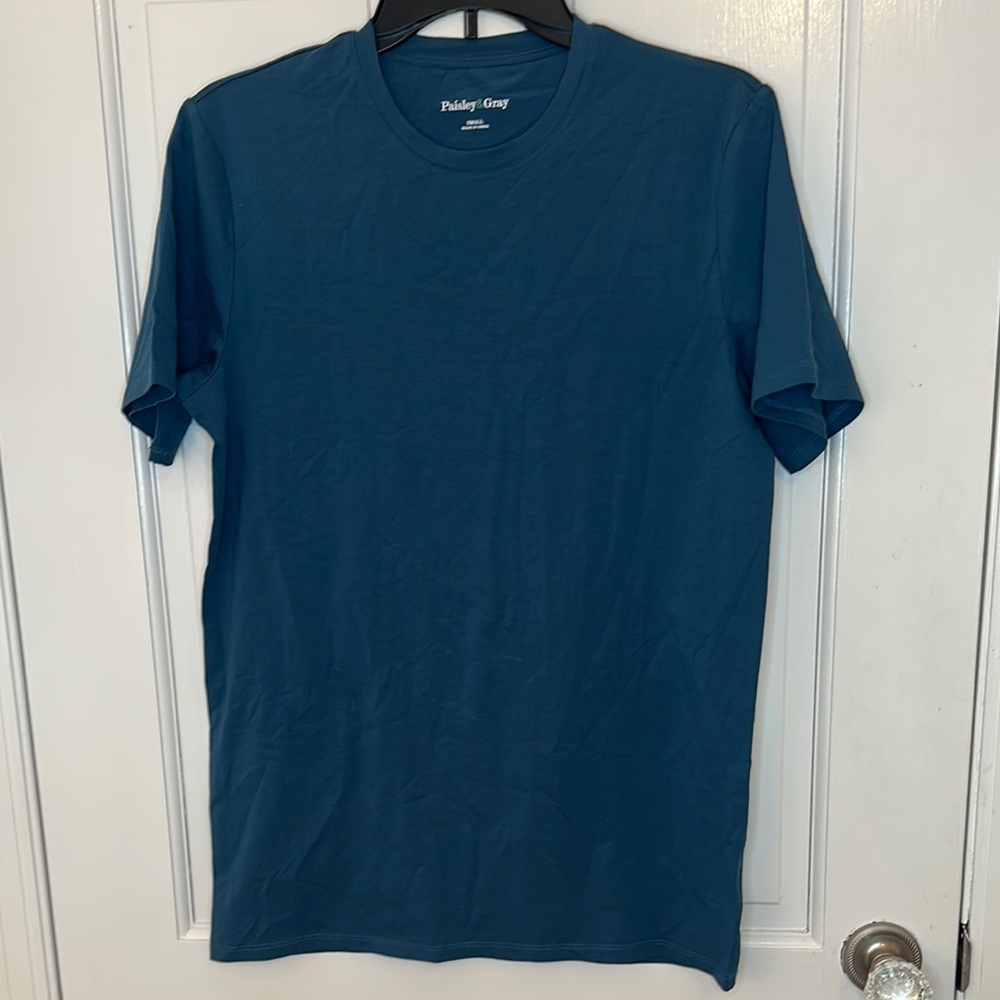 Paisley & Gray‎ Dark Teal T-shirt size S NWT